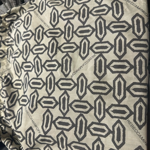 Rebecca Minkoff Black and Gold Studded Clutch box 4 - Picture 9 of 16